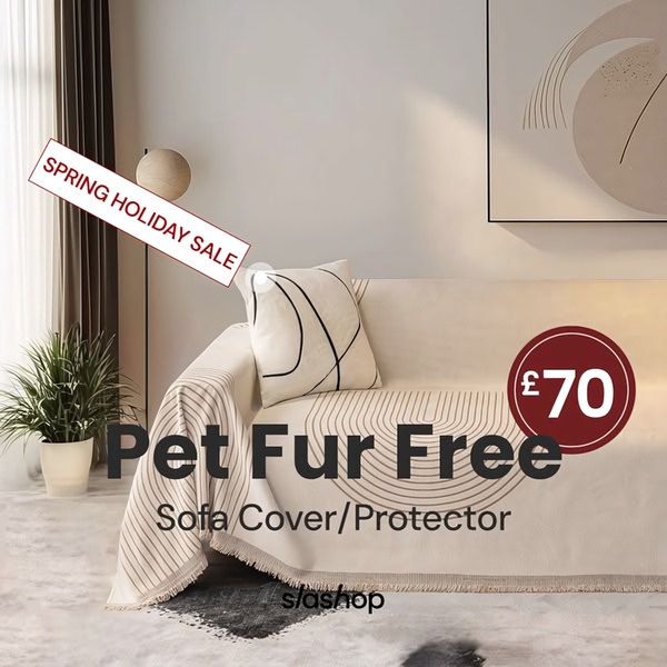 sofa cover, furniture cover, couch cover, slipcover, furniture protector, sofa protector, sale promotion, lifestyle, calm, warm, neutral, red, spring campaign